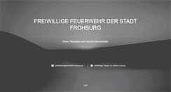 Desktop Screenshot of feuerwehr-frohburg.de
